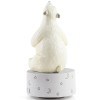 AIDLNS Polar Bear Music Box Figurine, Sculpted Hand-Painted Musical Figure Gifts, for Daughter Granddaughter Grandson Birthday Anniversary, Plays You are My Sunshine Tune