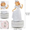 AIDLNS First Communion Gift for Girls, Pretty as a Princess Girl Music Box Gift, Birthday Anniversary for Girlfriend Wife Musical Figurine Plays Somewhere Over The Rainbow Tune AIDLNS First Communion Gift for Girls, Pretty as a Princess Girl Music Box Gift, Birthday Anniversary for Girlfriend Wife Musical Figurine Plays Somewhere Over The Rainbow Tune