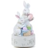 AIDLNS Christian Easter Bunny Music Box – He is Risen Religious Figurine with Cross Hope Faith Love Engraving Wind Up Music Box Play Easter Parade AIDLNS Christian Easter Bunny Music Box – He is Risen Religious Figurine with Cross Hope Faith Love Engraving Wind Up Music Box Play Easter Parade