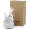 AIDLNS Christian Easter Bunny Music Box – He is Risen Religious Figurine with Cross Hope Faith Love Engraving Wind Up Music Box Play Easter Parade AIDLNS Christian Easter Bunny Music Box – He is Risen Religious Figurine with Cross Hope Faith Love Engraving Wind Up Music Box Play Easter Parade