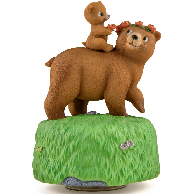 Mom and Daughter Bear Music Box Play You Are My Sunshine, Hand-Painted Musical Figurine Birthday Mother’s Day Home Ornament Mom and Daughter Bear Music Box Play You Are My Sunshine, Hand-Painted Musical Figurine Birthday Mother’s Day Home Ornament