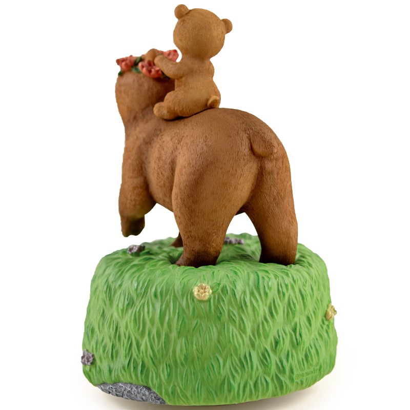 Mom and Daughter Bear Music Box Play You Are My Sunshine, Hand-Painted Musical Figurine Birthday Mother’s Day Home Ornament Mom and Daughter Bear Music Box Play You Are My Sunshine, Hand-Painted Musical Figurine Birthday Mother’s Day Home Ornament
