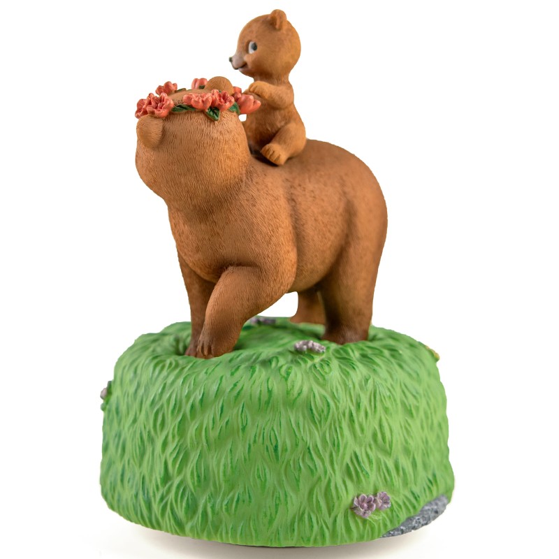 Mom and Daughter Bear Music Box Play You Are My Sunshine, Hand-Painted Musical Figurine Birthday Mother’s Day Home Ornament Mom and Daughter Bear Music Box Play You Are My Sunshine, Hand-Painted Musical Figurine Birthday Mother’s Day Home Ornament