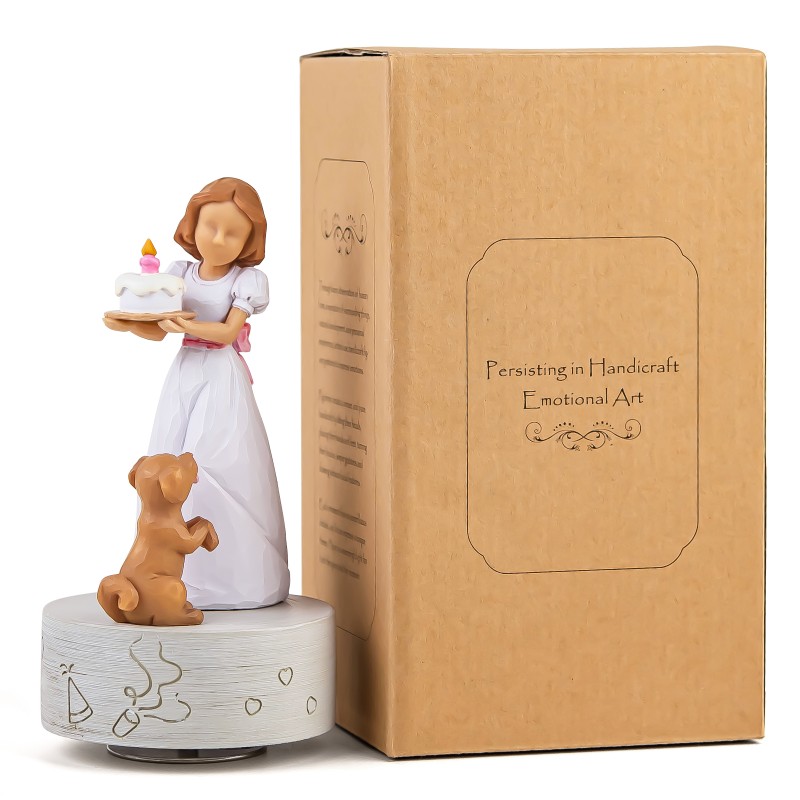 Aristolochia Happy Birthday Gift for Girls Sister Wife, Birthday Music Box Figurine Keepsake Play Happy Birthday to You Aristolochia Happy Birthday Gift for Girls Sister Wife, Birthday Music Box Figurine Keepsake Play Happy Birthday to You