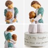 Music Box Gift for Daughter, Mom and Daughter Figurine Sculpted Hand-Painted Statue Figure Musical Gifts to Daughter from Mom Birthday Play Always with Me (Maternal Love) Music Box Gift for Daughter, Mom and Daughter Figurine Sculpted Hand-Painted Statue Figure Musical Gifts to Daughter from Mom Birthday Play Always with Me (Maternal Love)