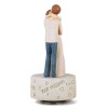 Music Box Gift for Wife Figurine, Husband and Wife Kiss Figure Sculpted Hand-Painted Collectible Birthday Mother Day Christmas Anniversary Musical Box Play Can't Help Falling in Love Music Box Gift for Wife Figurine, Husband and Wife Kiss Figure Sculpted Hand-Painted Collectible Birthday Mother Day Christmas Anniversary Musical Box Play Can't Help Falling in Love