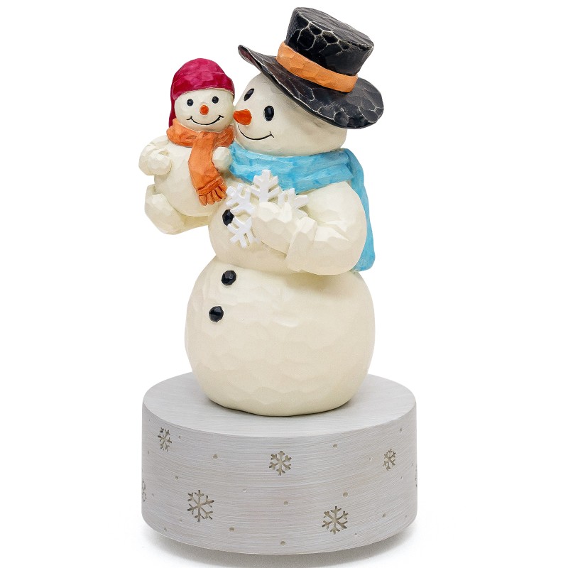 Handcrafted Snowman Music Figurine,Sculpted Hand-Painted Music box,Christmas Home Decor Gifts for Family or Friends,Holiday Ornament Decoration,Rustic Tabletop Display,Plays a Classic Winter Tune Handcrafted Snowman Music Figurine,Sculpted Hand-Painted Music box,Christmas Home Decor Gifts for Family or Friends,Holiday Ornament Decoration,Rustic Tabletop Display,Plays a Classic Winter Tune