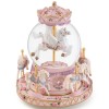 Carousel Horse Gift Music Boxes with Lights, Merry Go Round Unicorn Snow Globe for Mom Girls Wife Daughter Christmas Birthday Anniversary Present Play Castle in The Sky Carousel Horse Gift Music Boxes with Lights, Merry Go Round Unicorn Snow Globe for Mom Girls Wife Daughter Christmas Birthday Anniversary Present Play Castle in The Sky
