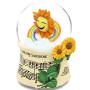 Sunflower Music Box Snow Globe, Positive Gift for Mom Wife Girlfriend Grandma Girls, Flower Snowglobe Musical Box with Light Birthday Mother Day Play You are My Sunshine