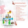 Christmas Music Box Snow Globe Gift, Musical Rotating Santa Claus Flying Over Village Glitter Xmas Present for Girls Women Girlfriend Daughter Son Granddaughter, Plays 14 Christmas Songs Christmas Music Box Snow Globe Gift, Musical Rotating Santa Claus Flying Over Village Glitter Xmas Present for Girls Women Girlfriend Daughter Son Granddaughter, Plays 14 Christmas Songs