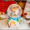 Christmas Music Box Snow Globe Gift, Musical Rotating Santa Claus Flying Over Village Glitter Xmas Present for Girls Women Girlfriend Daughter Son Granddaughter, Plays 14 Christmas Songs Christmas Music Box Snow Globe Gift, Musical Rotating Santa Claus Flying Over Village Glitter Xmas Present for Girls Women Girlfriend Daughter Son Granddaughter, Plays 14 Christmas Songs