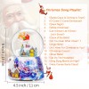Christmas Music Box Snow Globe Gift, Musical Rotating Santa Claus Flying Over Village Glitter Xmas Present for Girls Women Girlfriend Daughter Son Granddaughter, Plays 14 Christmas Songs Christmas Music Box Snow Globe Gift, Musical Rotating Santa Claus Flying Over Village Glitter Xmas Present for Girls Women Girlfriend Daughter Son Granddaughter, Plays 14 Christmas Songs