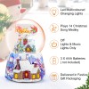 Christmas Music Box Snow Globe Gift, Musical Rotating Santa Claus Flying Over Village Glitter Xmas Present for Girls Women Girlfriend Daughter Son Granddaughter, Plays 14 Christmas Songs Christmas Music Box Snow Globe Gift, Musical Rotating Santa Claus Flying Over Village Glitter Xmas Present for Girls Women Girlfriend Daughter Son Granddaughter, Plays 14 Christmas Songs