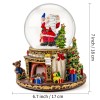 Santa Claus Fireplace Musical Snow Globe,Automatic Snowfall & Fireplace Flame Music Box,Christmas Home Decoration,Ideal Gifts for Family, Girlfriend, Friends,Plays 8 Classic Christmas Tunes Santa Claus Fireplace Musical Snow Globe,Automatic Snowfall & Fireplace Flame Music Box,Christmas Home Decoration,Ideal Gifts for Family, Girlfriend, Friends,Plays 8 Classic Christmas Tunes