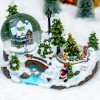 Christmas Village Snow Globe with Rotating Train Music Box, Automatic Snowfall, Colorful Lights - Perfect Christmas Home Decor, Ideal for Family, Friends, Plays 8 Christmas Melodies Christmas Village Snow Globe with Rotating Train Music Box, Automatic Snowfall, Colorful Lights - Perfect Christmas Home Decor, Ideal for Family, Friends, Plays 8 Christmas Melodies