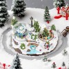Christmas Village Snow Globe with Rotating Train Music Box, Automatic Snowfall, Colorful Lights - Perfect Christmas Home Decor, Ideal for Family, Friends, Plays 8 Christmas Melodies Christmas Village Snow Globe with Rotating Train Music Box, Automatic Snowfall, Colorful Lights - Perfect Christmas Home Decor, Ideal for Family, Friends, Plays 8 Christmas Melodies