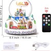 Musical Rotating Santa Claus Flying Over Village,Automatic Snowfall,Train, Christmas Snow Globe Music Box Gifts, for Women Wife Mom Girlfriend Daughter, Xmas Present,Plays 48 Classic Christmas Carols Musical Rotating Santa Claus Flying Over Village,Automatic Snowfall,Train, Christmas Snow Globe Music Box Gifts, for Women Wife Mom Girlfriend Daughter, Xmas Present,Plays 48 Classic Christmas Carols