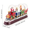 Santa Claus Christmas Train Snow Globe Decoration with Colorful LED Lights - Perfect for Home, Office and Holiday for Friends and Family Santa Claus Christmas Train Snow Globe Decoration with Colorful LED Lights - Perfect for Home, Office and Holiday for Friends and Family