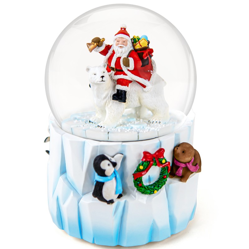 Christmas Snow Globes Clearance, Santa's Winter Musical,Hand-Painted Music Box,Colorful Lights, Auto Snowfall, Festive Animal Decor, Xmas Gifts, Play 14 Classic Christmas Melodies Christmas Snow Globes Clearance, Santa's Winter Musical,Hand-Painted Music Box,Colorful Lights, Auto Snowfall, Festive Animal Decor, Xmas Gifts, Play 14 Classic Christmas Melodies