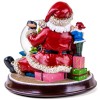 Santa Claus and Gift Pile Music Snow Globe Figurines,Color Lights & Snowfall Effect Music Box, Decoration for Home, Plays 8 Classic Christmas Songs Santa Claus and Gift Pile Music Snow Globe Figurines,Color Lights & Snowfall Effect Music Box, Decoration for Home, Plays 8 Classic Christmas Songs