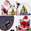 Santa Claus and Gift Pile Music Snow Globe Figurines,Color Lights & Snowfall Effect Music Box, Decoration for Home, Plays 8 Classic Christmas Songs Santa Claus and Gift Pile Music Snow Globe Figurines,Color Lights & Snowfall Effect Music Box, Decoration for Home, Plays 8 Classic Christmas Songs