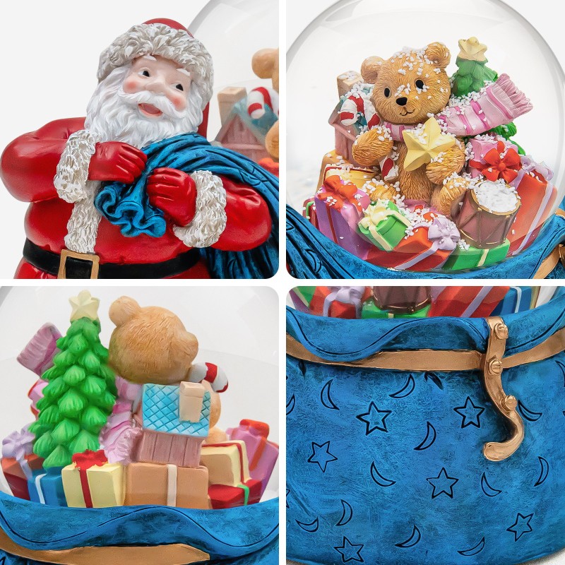 Christmas Santa Claus Musical Snow Globe Clearance, Automatic Snowfall, Dual Mode Lighting Perfect, Xmas Present for Families Friends Love Ones,Plays 14 Christmas Carols Christmas Santa Claus Musical Snow Globe Clearance, Automatic Snowfall, Dual Mode Lighting Perfect, Xmas Present for Families Friends Love Ones,Plays 14 Christmas Carols