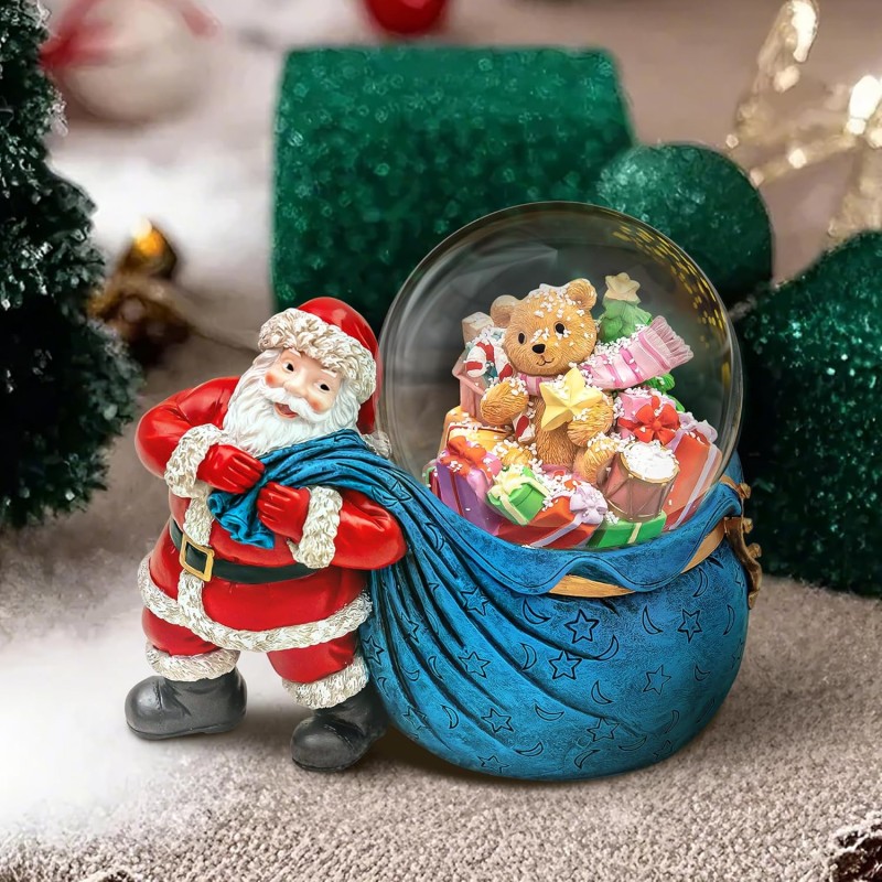 Christmas Santa Claus Musical Snow Globe Clearance, Automatic Snowfall, Dual Mode Lighting Perfect, Xmas Present for Families Friends Love Ones,Plays 14 Christmas Carols Christmas Santa Claus Musical Snow Globe Clearance, Automatic Snowfall, Dual Mode Lighting Perfect, Xmas Present for Families Friends Love Ones,Plays 14 Christmas Carols