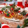 Christmas Snow Globes Clearance, Santa Claus Reindeer Sleigh Automatic Snowfall Music Box with Colourful Lights, Xmas Present Gifts for Family, Friends, Plays 48 Classic Christmas Melodies Christmas Snow Globes Clearance, Santa Claus Reindeer Sleigh Automatic Snowfall Music Box with Colourful Lights, Xmas Present Gifts for Family, Friends, Plays 48 Classic Christmas Melodies