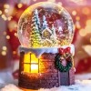 Santa Claus and Gift Pile Music Snow Globe Figurines,Color Lights & Snowfall Effect Music Box, Decoration for Home, Plays 8 Classic Christmas Songs Santa Claus and Gift Pile Music Snow Globe Figurines,Color Lights & Snowfall Effect Music Box, Decoration for Home, Plays 8 Classic Christmas Songs