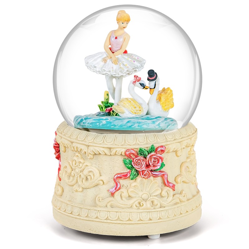 Ballerina Snow Globe Music Box- Ballet Gift for Wife Daughter Girlfriend Ballerina Musical Box with Light Birthday Christmas Valentine Day Anniversary Present Play Swan Lake Ballerina Snow Globe Music Box- Ballet Gift for Wife Daughter Girlfriend Ballerina Musical Box with Light Birthday Christmas Valentine Day Anniversary Present Play Swan Lake