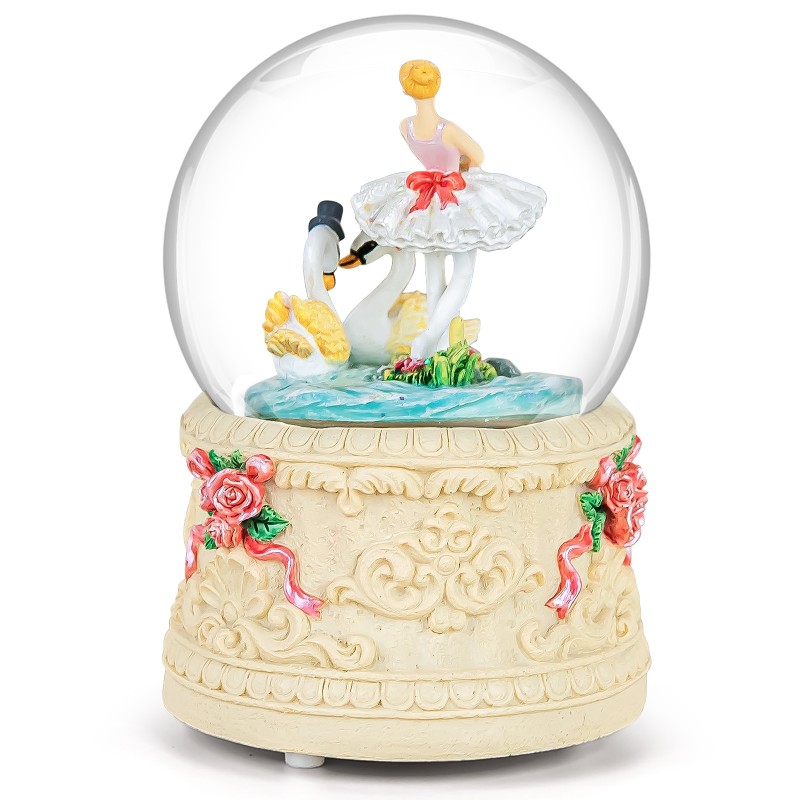 Ballerina Snow Globe Music Box- Ballet Gift for Wife Daughter Girlfriend Ballerina Musical Box with Light Birthday Christmas Valentine Day Anniversary Present Play Swan Lake Ballerina Snow Globe Music Box- Ballet Gift for Wife Daughter Girlfriend Ballerina Musical Box with Light Birthday Christmas Valentine Day Anniversary Present Play Swan Lake