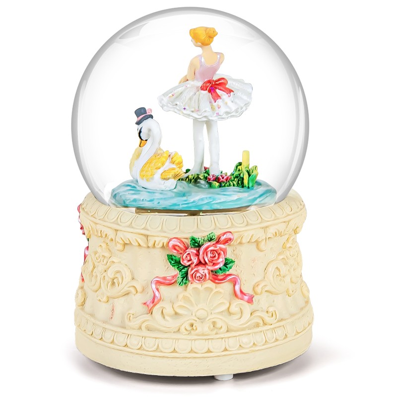 Ballerina Snow Globe Music Box- Ballet Gift for Wife Daughter Girlfriend Ballerina Musical Box with Light Birthday Christmas Valentine Day Anniversary Present Play Swan Lake Ballerina Snow Globe Music Box- Ballet Gift for Wife Daughter Girlfriend Ballerina Musical Box with Light Birthday Christmas Valentine Day Anniversary Present Play Swan Lake