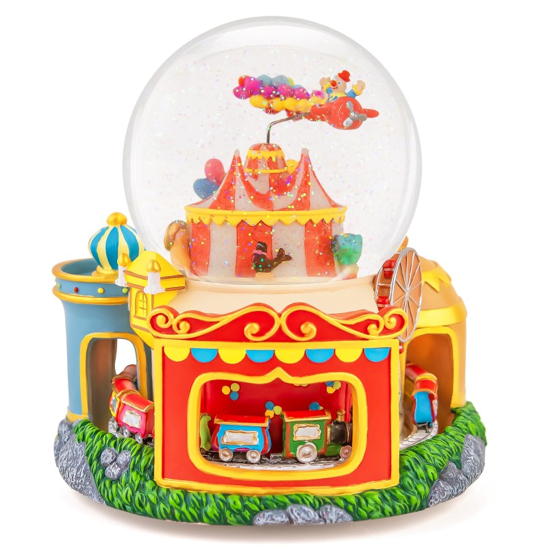 Carousel Music Box with Train for Boys Girls, Upgraded Remote Control Snow Globe Christmas Birthday Gift for Daughter Son Granddaughter Music Box with Light Plays Multiple Songs Carousel Music Box with Train for Boys Girls, Upgraded Remote Control Snow Globe Christmas Birthday Gift for Daughter Son Granddaughter Music Box with Light Plays Multiple Songs