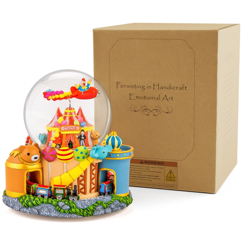Carousel Music Box with Train for Boys Girls, Upgraded Remote Control Snow Globe Christmas Birthday Gift for Daughter Son Granddaughter Music Box with Light Plays Multiple Songs Carousel Music Box with Train for Boys Girls, Upgraded Remote Control Snow Globe Christmas Birthday Gift for Daughter Son Granddaughter Music Box with Light Plays Multiple Songs
