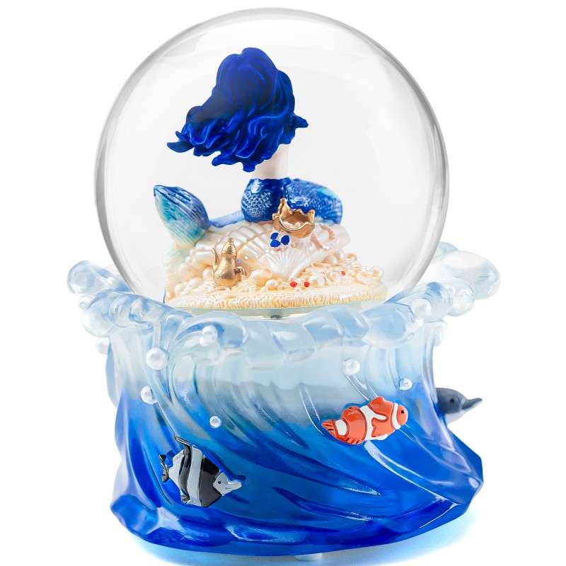 Mermaid Snow Globe Music Box, Ocean Theme Birthday Gift for Girls Daughter Girlfriend Wife Women Mother Day Anniversary Musical Box with Light Play You are My Sunshine Mermaid Snow Globe Music Box, Ocean Theme Birthday Gift for Girls Daughter Girlfriend Wife Women Mother Day Anniversary Musical Box with Light Play You are My Sunshine