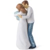 AIDLNS Family of 3 Figurine, Sculpted Hand-Painted Statue Joy of Family Figurine Collectible Keepsake Gifts for Birthdays Christmas Mother's Day Newborn Gift Home Decoration AIDLNS Family of 3 Figurine, Sculpted Hand-Painted Statue Joy of Family Figurine Collectible Keepsake Gifts for Birthdays Christmas Mother's Day Newborn Gift Home Decoration