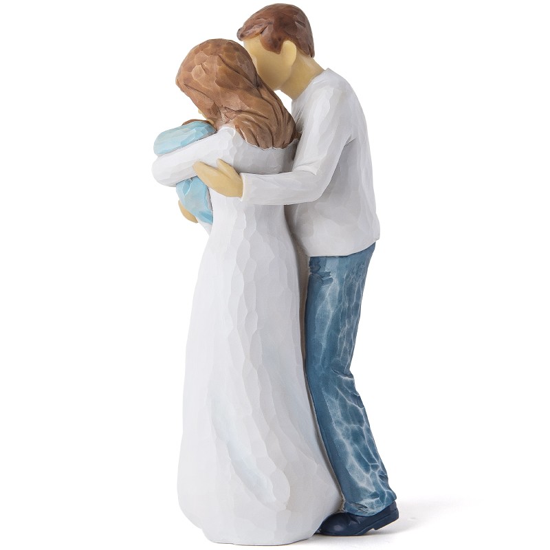 AIDLNS Family of 3 Figurine, Sculpted Hand-Painted Statue Joy of Family Figurine Collectible Keepsake Gifts for Birthdays Christmas Mother's Day Newborn Gift Home Decoration AIDLNS Family of 3 Figurine, Sculpted Hand-Painted Statue Joy of Family Figurine Collectible Keepsake Gifts for Birthdays Christmas Mother's Day Newborn Gift Home Decoration