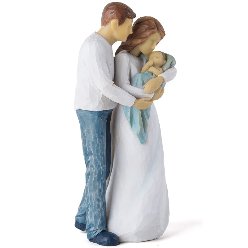 AIDLNS Family of 3 Figurine, Sculpted Hand-Painted Statue Joy of Family Figurine Collectible Keepsake Gifts for Birthdays Christmas Mother's Day Newborn Gift Home Decoration AIDLNS Family of 3 Figurine, Sculpted Hand-Painted Statue Joy of Family Figurine Collectible Keepsake Gifts for Birthdays Christmas Mother's Day Newborn Gift Home Decoration