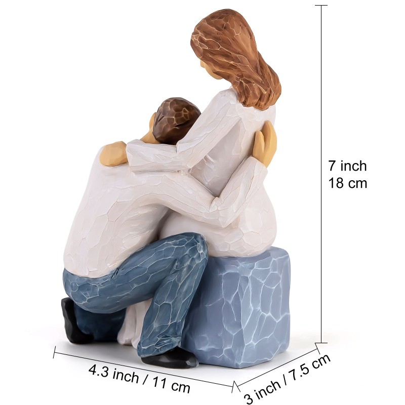 AIDLNS - Figuritas para embarazo, regalo para esposa, estatua de embarazo, regalo para el nuevo bebé, marido, nuera, primera, madre, padre, día de San Valentín AIDLNS - Figuritas para embarazo, regalo para esposa, estatua de embarazo, regalo para el nuevo bebé, marido, nuera, primera, madre, padre, día de San Valentín
