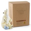 AIDLNS Dad and Daughter Son Figurine, Polar Bear Figurine Keepsake Father s Day Gift for Daddy, Mom and Daughter Son Figurines Birthday Anniversary (I Love You to The Moon and Back) AIDLNS Dad and Daughter Son Figurine, Polar Bear Figurine Keepsake Father s Day Gift for Daddy, Mom and Daughter Son Figurines Birthday Anniversary (I Love You to The Moon and Back)