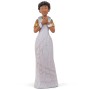 Elegant Hand-Painted African-Inspired Woman Figurine,Darker Skin Lady Collectible Sculpture for Home Decor,Inspirational Gift for Women,Perfect for Mother’s Day,Birthday,Anniversary,Special Occasions