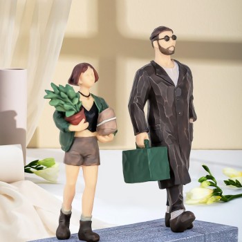 AIDLNS Road with You Figurine, Sculpted Hand-Painted Figure, Collectible Figurines Gifts