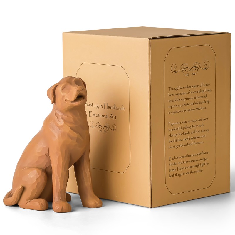Love My Dog, Animal Sculpted Hand-Painted Figure, Friendship Memorials for Dog Lovers, 5 inch Hand Carved Dog Sympathy Gifts, Pet Loss Gifts Love My Dog, Animal Sculpted Hand-Painted Figure, Friendship Memorials for Dog Lovers, 5 inch Hand Carved Dog Sympathy Gifts, Pet Loss Gifts