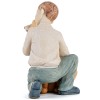 AIDLNS Boy and Puppy Dog Figurine, Memorial Friendship Collectible Hand Sculpted Loss of Dog Gifts, Father S Day Gift for Man (Joyful Friendship) AIDLNS Boy and Puppy Dog Figurine, Memorial Friendship Collectible Hand Sculpted Loss of Dog Gifts, Father S Day Gift for Man (Joyful Friendship)