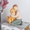 AIDLNS Boy and Puppy Dog Figurine, Memorial Friendship Collectible Hand Sculpted Loss of Dog Gifts, Father S Day Gift for Man (Joyful Friendship) AIDLNS Boy and Puppy Dog Figurine, Memorial Friendship Collectible Hand Sculpted Loss of Dog Gifts, Father S Day Gift for Man (Joyful Friendship)