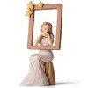 AIDLNS Elegant Women Figurine, Sitting Girl Statue Hand-Painted Sculpted Memorial Figure, Retirement Gift for Woman, Unique Gift for Birthday, Valentine Day, Mother's Day Home Decoration AIDLNS Elegant Women Figurine, Sitting Girl Statue Hand-Painted Sculpted Memorial Figure, Retirement Gift for Woman, Unique Gift for Birthday, Valentine Day, Mother's Day Home Decoration