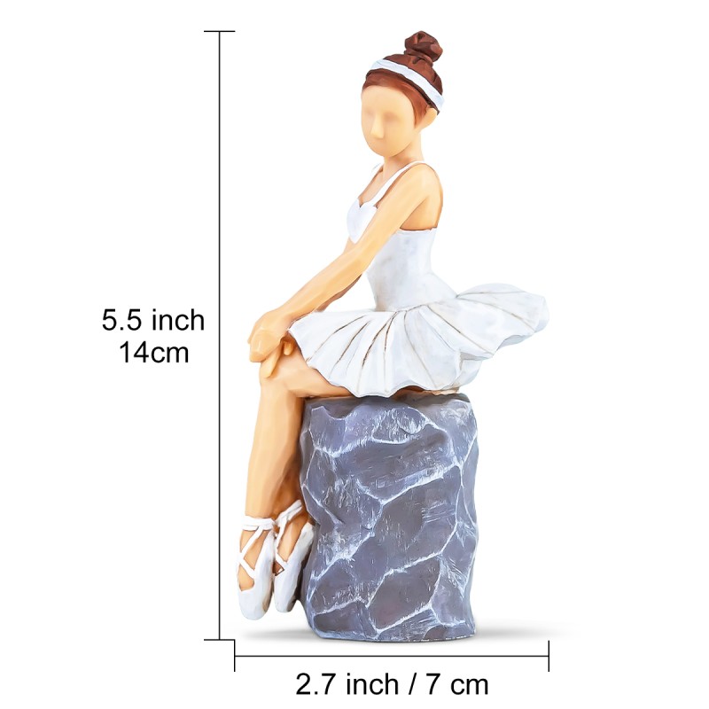 AIDLNS Ballerina Figurine Ballet Girl Gift, Ballet Dancer Statue Sculpted Hand-Painted Figure Birthday Gift for Daughter Girls Girlfriend Wife Women (Quiet Girl) AIDLNS Ballerina Figurine Ballet Girl Gift, Ballet Dancer Statue Sculpted Hand-Painted Figure Birthday Gift for Daughter Girls Girlfriend Wife Women (Quiet Girl)