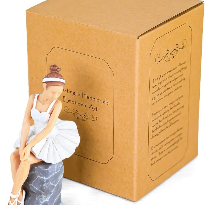 AIDLNS Ballerina Figurine Ballet Girl Gift, Ballet Dancer Statue Sculpted Hand-Painted Figure Birthday Gift for Daughter Girls Girlfriend Wife Women (Quiet Girl) AIDLNS Ballerina Figurine Ballet Girl Gift, Ballet Dancer Statue Sculpted Hand-Painted Figure Birthday Gift for Daughter Girls Girlfriend Wife Women (Quiet Girl)