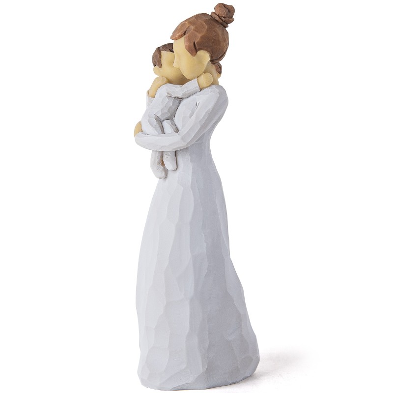 Mom and Baby Figurine Statue Gift, Sculpted Hand-Painted Mother Son Daughter Figure Birthday for Mom (Angel of Mine) Mom and Baby Figurine Statue Gift, Sculpted Hand-Painted Mother Son Daughter Figure Birthday for Mom (Angel of Mine)