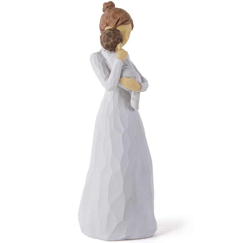Mom and Baby Figurine Statue Gift, Sculpted Hand-Painted Mother Son Daughter Figure Birthday for Mom (Angel of Mine) Mom and Baby Figurine Statue Gift, Sculpted Hand-Painted Mother Son Daughter Figure Birthday for Mom (Angel of Mine)